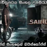 Saindhav (2024) Sinhala subtitle