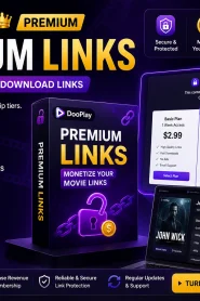DooPlay Premium Links – Monetize Your Movie Links