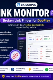 Dooplay Link Monitor Pro – Broken Link Finder for DooPlay
